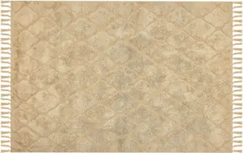 Tapet Beliani SANLIURFA, 160x230 cm, pambuk, bezhë krem