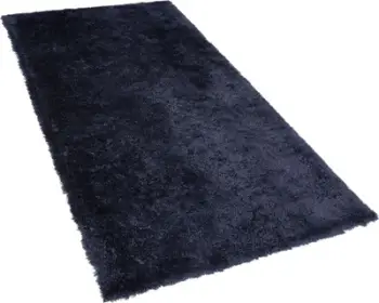Tapet shaggy Beliani EVREN, 80x150 cm, poliester, blu e errët
