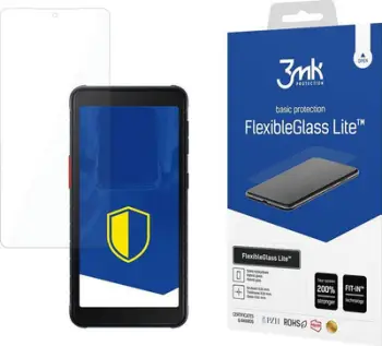 Mbrojtës ekrani 3MK FlexibleGlass Lite për Samsung Galaxy Xcover 5, xham fleksibël, transparent