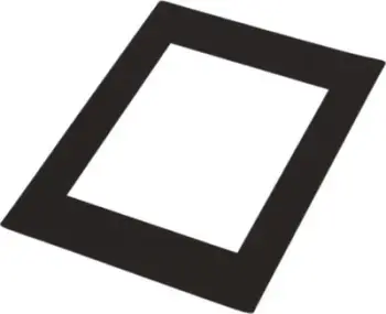 Passepartout Focus, 15x20 cm, hapje 10x15 cm, i zi