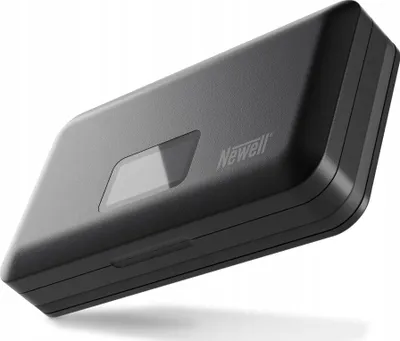 Karikues me powerbank dhe lexues SD Newell LCD, për bateri Sony NP FW50, portë USB, i zi - 1