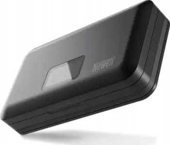 Karikues me powerbank dhe lexues SD Newell LCD, për bateri Sony NP FW50, portë USB, i zi