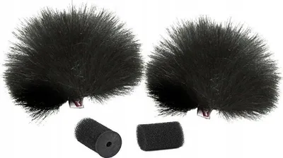 Kapak ere për mikrofon lavalier Rycote, set me 2 copë, i zi - 1
