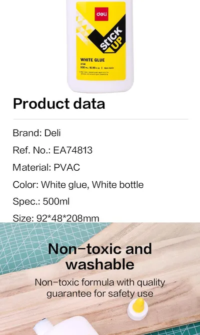 Ngjitës DELI i bardhë 500ml a74813 - 2
