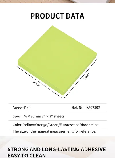 Postit DELI 75x75 100fl neon a02302 1/12 - 11