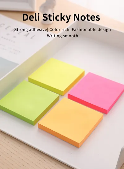 Postit DELI 75x75 100fl neon a02302 1/12 - 10