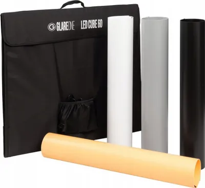 Tendë fotografike GlareOne LED Shadowless Tent Cube 40, 40 x 40 cm, ndriçim LED, e bardhë - 1