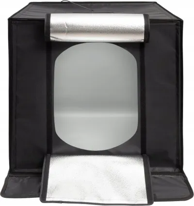 Tendë fotografike GlareOne LED Shadowless Tent Cube 40, 40 x 40 cm, ndriçim LED, e bardhë - 5