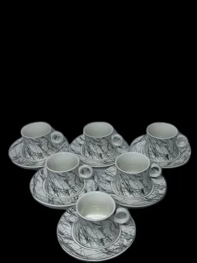 Filxhan për kafe 6/1 , hiri dhe te bardhë . UNIMIKS - 1