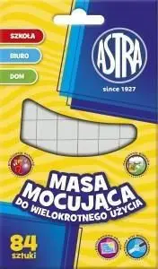 Gomë ngjitëse Astra Mounting Putty, 84 copa, e bardhë