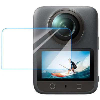 Xham mbrojtës Puluz për DJI Osmo 360, xham i temperuar 9H, transparent - 1