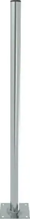 Mbajtës antene Roof Mast, 100cm, çelik i galvanizuar, argjendtë