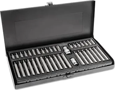 Set bitash për kaçavidë Högert Technik HT1S404, 40 copë, çelik krom vanadium - 1
