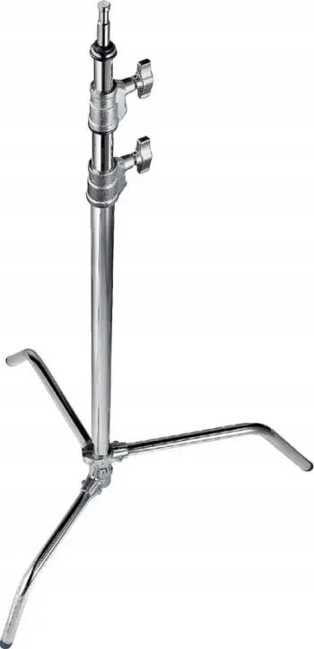 Stativ Manfrotto A2033L C-Stand 33, këmbë rrëshqitëse, 3.28m, çelik i kromuar