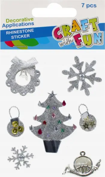 Set ngjitësash Sticker Craft Fun 521585, dizajne të ndryshme, shumëngjyrësh
