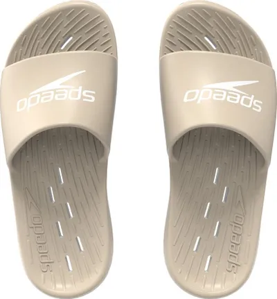 Shapka për femra Speedo Slide, shkumë EVA, tharje e shpejtë, ngjyrë tan - 1