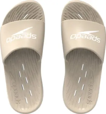 Shapka për femra Speedo Slide, shkumë EVA, tharje e shpejtë, ngjyrë tan