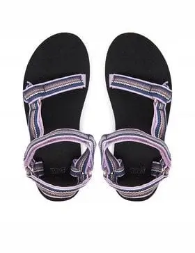 Sandale Teva Midform Universal Woven, platformë e mesme, për femra, Lupine e zezë