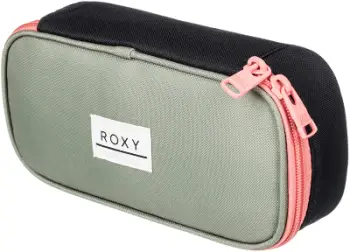 Këllëf për lapsa Roxy Take Me Away, e gjelbërt/zezë