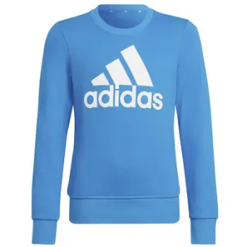 Bluzë sportive Adidas Performance, pambuk, blu me të bardha