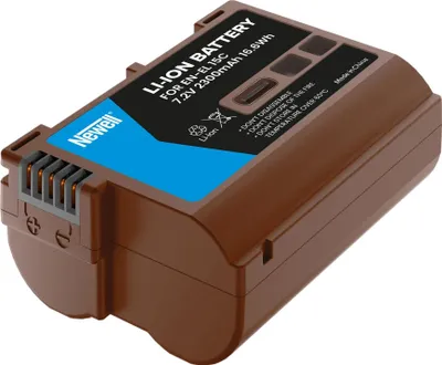 Bateri për aparat fotografik Newell EN-EL15C, 2300mAh, me USB-C, gri - 2