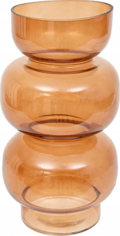 Vazo qelqi Atmosphera Be Vintage, 25cm, ngjyrë amber - 1