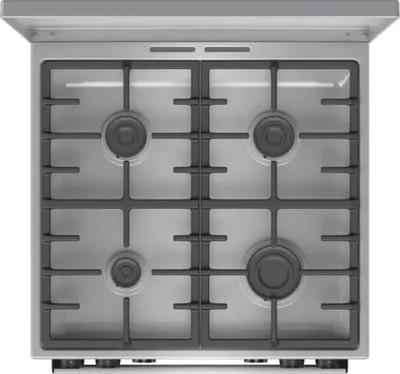 Shporet me gaz dhe furrë elektrike Gorenje G600 GKS6C71XF, 4 vatra, 71L, inox - 6