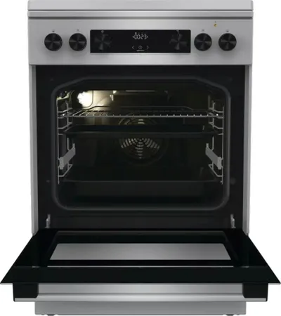 Shporet me gaz dhe furrë elektrike Gorenje G600 GKS6C71XF, 4 vatra, 71L, inox - 9