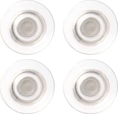 Magnetë për tabela Nobo Rare Earth, 32mm, set 4 copë, transparent - 1