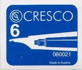 Kapsulë ngjyre për stilolaps Cresco Pen, 6 copë, të kaltra - 1