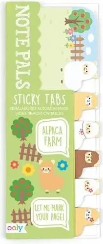 Letra ngjitëse Ooly “Llamas on the Farm”, shumëngjyrëshe