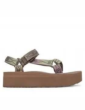 Sandale femrash Teva Flatform Universal Sunscape, platformë, ngjyrë neutrale