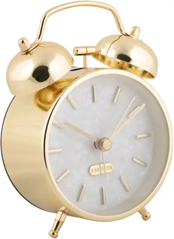 Orë me alarm Karlsson KA6009GD, e artë