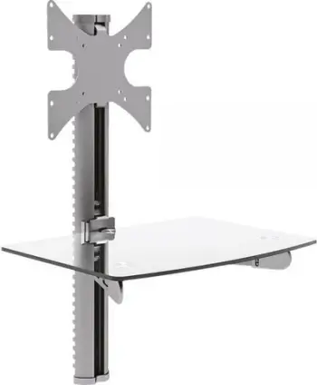 Mbajtëse muri për TV InLine 23150A, 10'' - 32'', e hirtë