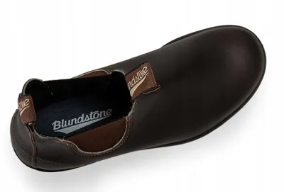 Çizme Blundstone Original Stout Brown, lëkurë natyrale, taban rezistent, kafe të errëta - 3
