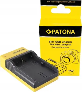 Karikues baterie PATONA Photo, për Sony NP F970, Slim, me USB