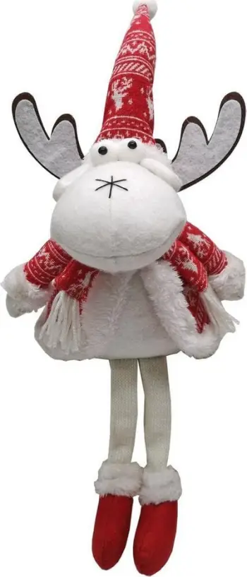 Rendi dekorativ Saska Garden Christmas Decorative Reindeer, 55cm, i kuq
