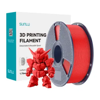 Filament 3D SUNLU PLA+ 2.0, 1.75 mm, 1 kg, i kuq