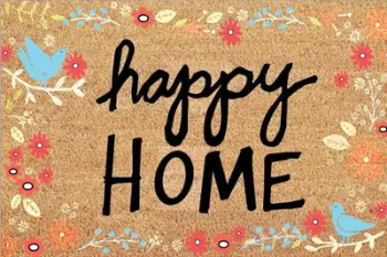 Tapet hyrës Heinner Home Happy, 40x60 cm, antirrëshqitës, natyral