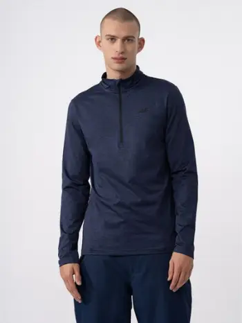 Bluzë termike 4F M 4FAW23UBRUM036, për meshkuj, me zinxhir, blu navy