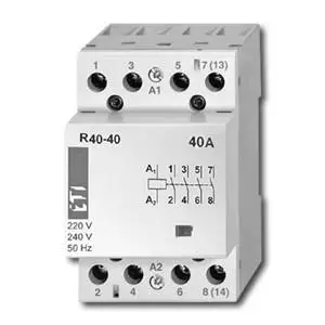 Kontaktor modular Eti-Polam R40-40, 40A, 230V AC