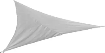 Çadër diellore Saska Garden, trekëndore 3x3x2 m, poliestër, gri