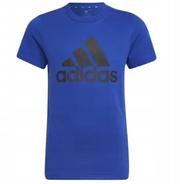 Bluzë për djem adidas Essentials, pambuk, mëngë të shkurtra, e bardhë