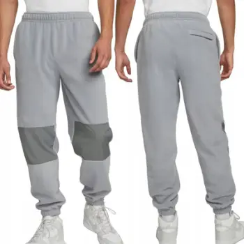 Pantallona Nike Club Fleece Pant M DQ4901-073, fleece, për meshkuj, gri
