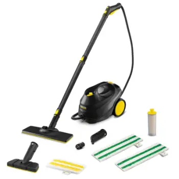Pastrues me avull Kärcher SC 3 EasyFix Go Further, ngrohje 30 sekonda, rezervuar i rimbushshëm, i zi
