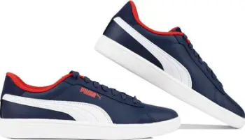 Atlete fëmijësh Puma Smash 3.0 L Jr, Softfoam, lëkurë sintetike, blu e errët
