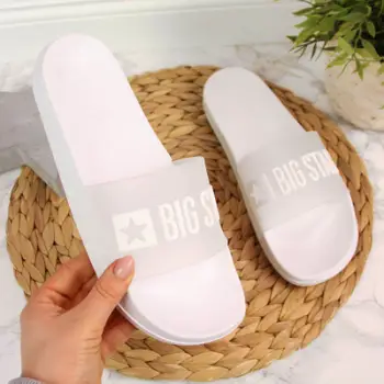 Sandale pishine Big Star W FF274A199, slip on, për femra, të bardha