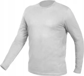 Bluza me mëngë të gjata gri, XXL, pambuk i butë, gri melange