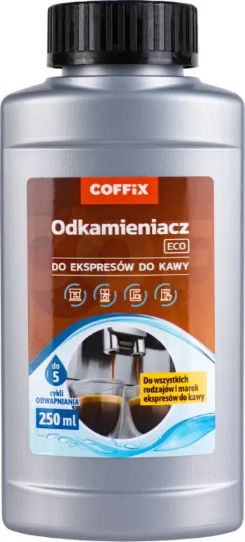 Zbutës gëlqerori Coffix ECO, për aparat kafeje, 250 ml, transparent