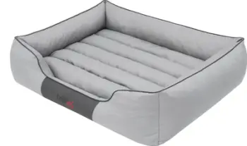 Shtrat për kafshë Hobbydog L Comfort, material Ekolen, i hirtë i çelët